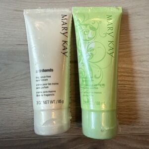 Mary Kay Hand creams 2- Satin Hands And Vanilla Mint 3oz
